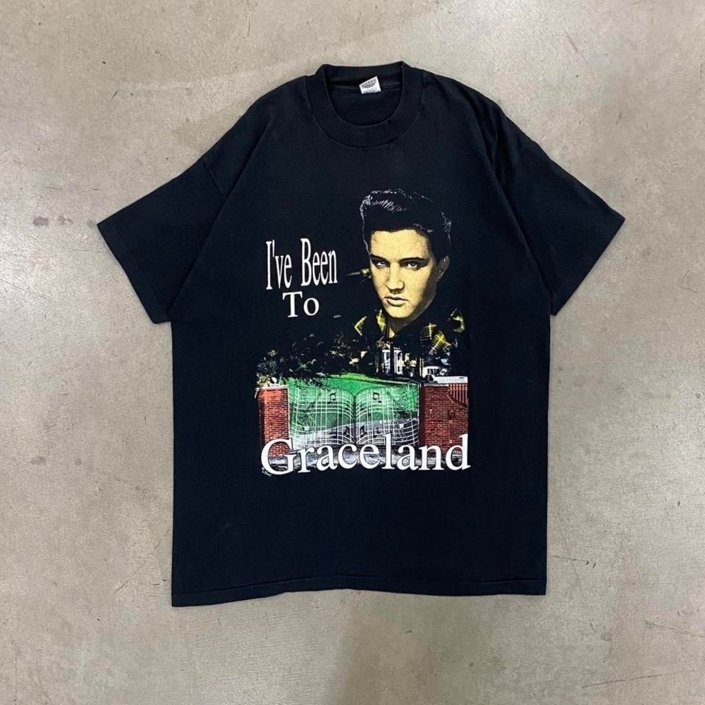 Vintage Elvis Presley I've Been To Graceland‎ 90s Rap Music T-Shirt Size XXL